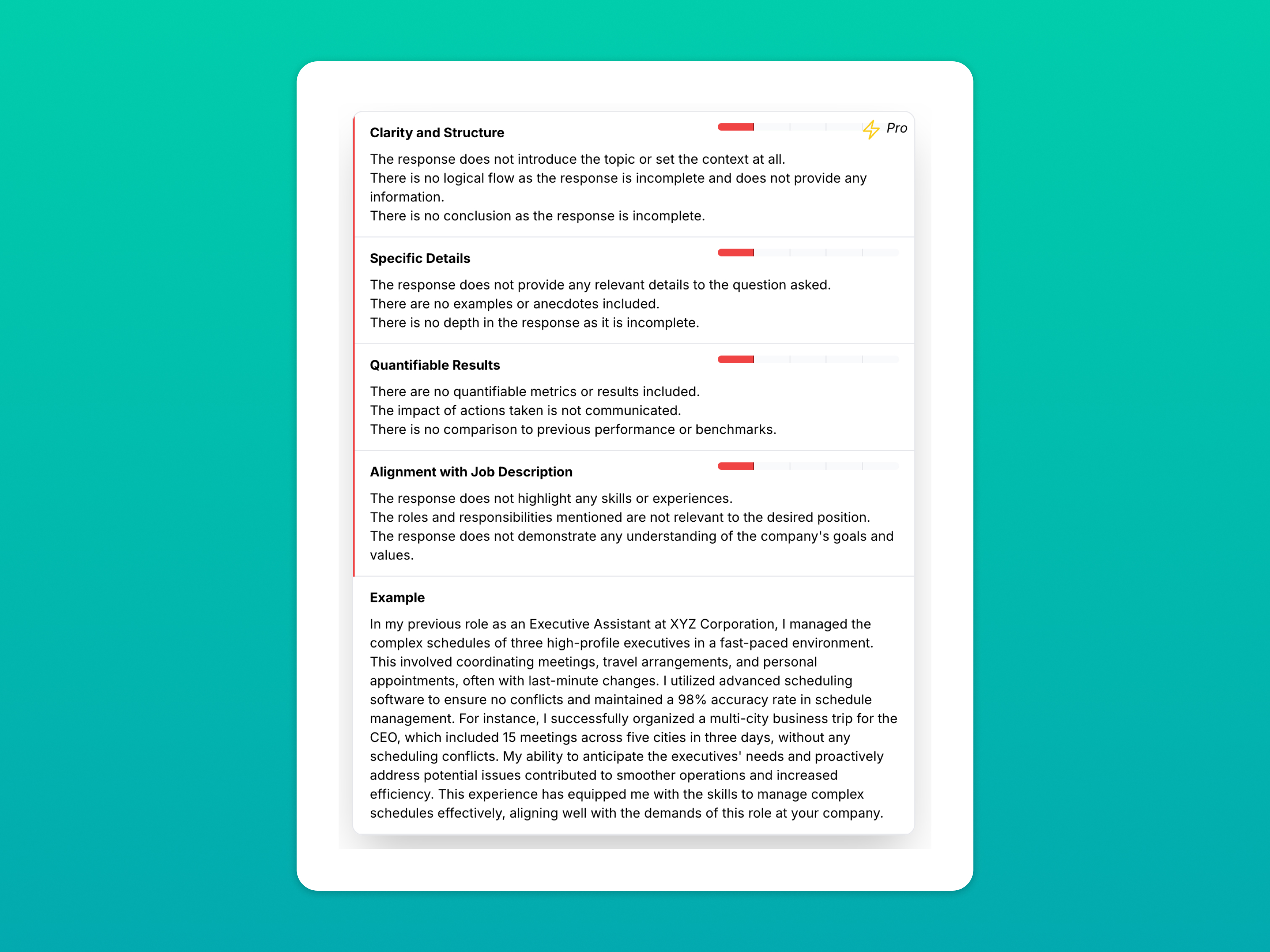 Constructive Feedback